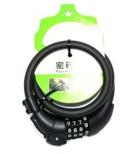 Замок на колесо (трос 1200*12mm) (с изменяемым кодом) BBC