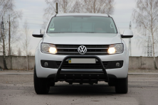 Кенгурятник WT003 Black (нерж) Volkswagen Amarok 2010-2022 рр.