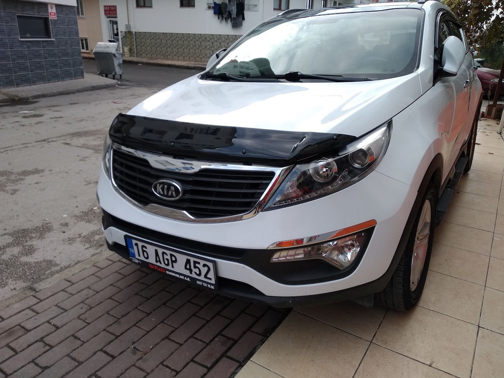 Дефлектор капота (EuroCap) для Kia Sportage 2010-2015 рр