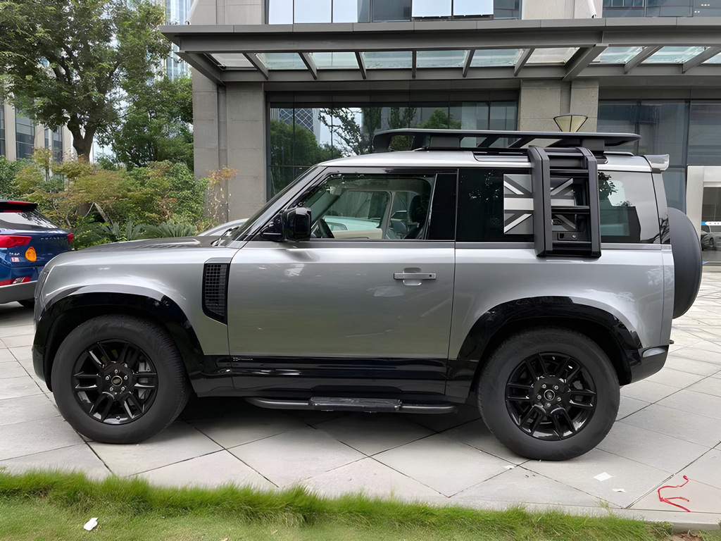 Розширювачі арок (бушвакери, 6 шт, чорний глянець) для Land Rover Defender 2019- рр