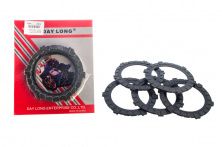 Диски сцепления МИНСК, ВОСХОД (текстолит, 5шт, комплект) JING (mod.A)