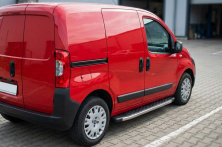 Бокові пороги BlackLine (2 шт., алюміній) Citroen Nemo 2007-2017 рр.