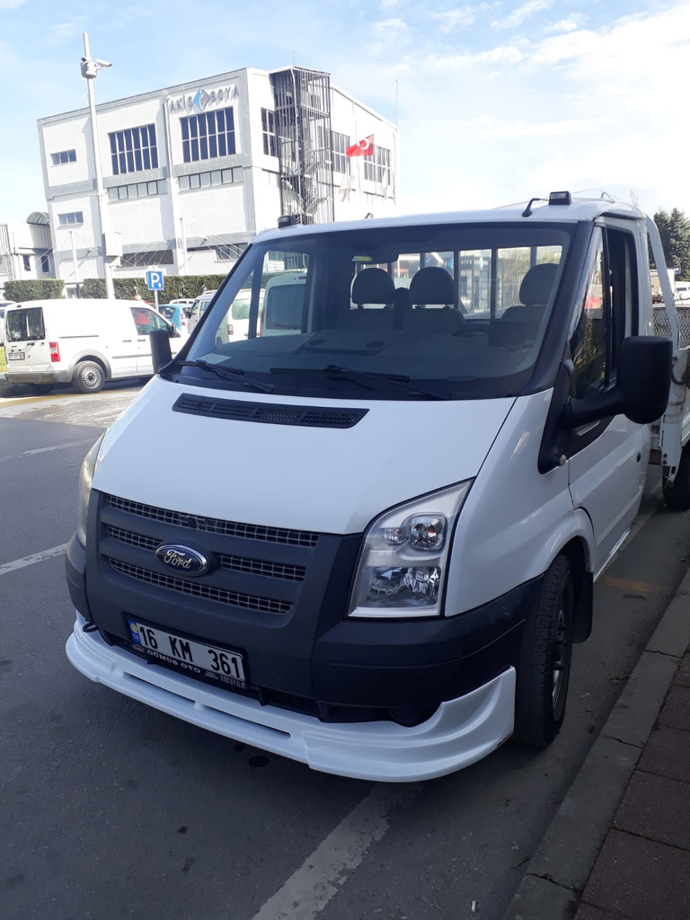 Нижня накладка на передній бампер (2006-2014, вузька) для Ford Transit рр