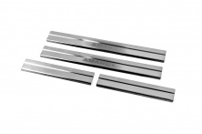 Накладки на пороги Carmos V2 (4 шт, нерж) Volkswagen Amarok 2010-2022 рр.