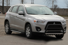 Кенгурятник WT003 Black (нерж.) Mitsubishi ASX 2010-2023 рр.