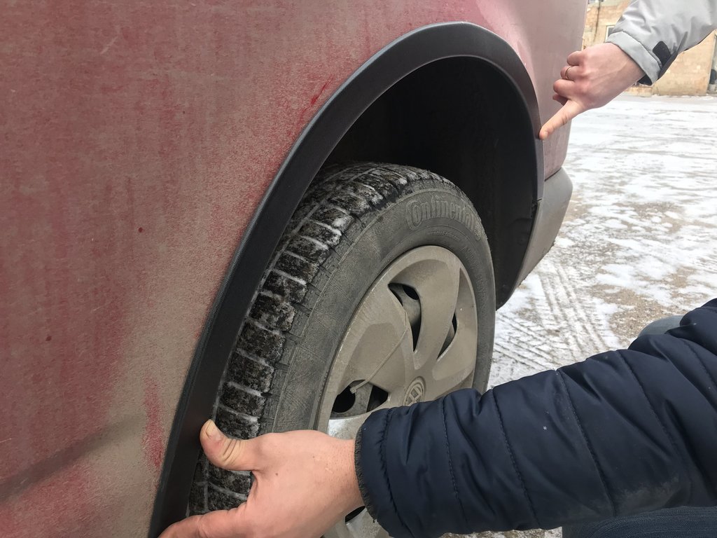 Накладки на арки (6 шт, ABS) для Volkswagen T5 Caravelle 2004-2010 рр