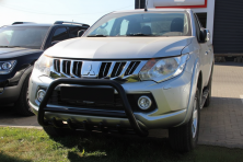 Кенгурятник WT003 Black (нерж) Mitsubishi L200 2015-2024 рр.