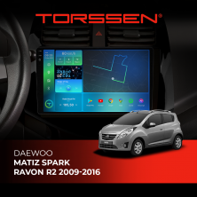 Штатная магнитола Torssen Chevrolet Matiz / Spark / Ravon R2 2009-2016 F98256 4G Carplay DSP