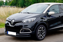 Передній захист ST085 Black (нерж) Renault Captur 2013-2019 рр.