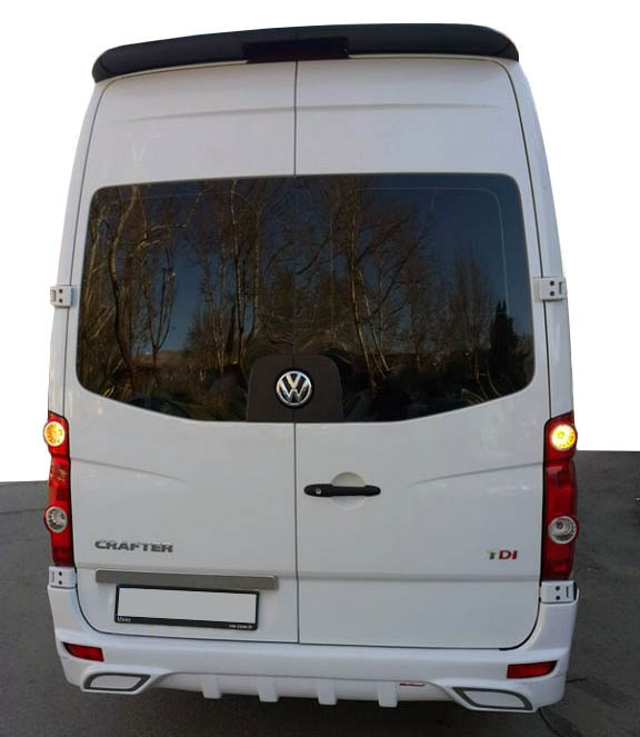 Накладка на задній бампер V2 (під фарбування) для Mercedes Sprinter W906 2006-2018 рр