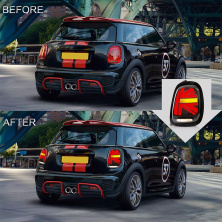 Задні LED ліхтарі в стилі Union Jack Red (2 шт) Mini Cooper F55/56/57 2014-2023 рр.
