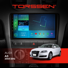 Штатна магнітола Torssen Audi A3 03-12 FL9 4+64Gb 4G Carplay DSP