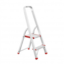 Стремянка из алюминия, 2 ступени, высота до платформы 410 мм