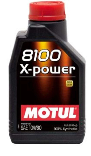 Масло автомобильное, 1л (синтетика, 10W-60, 8100 X-POWER) MOTUL (#106142)