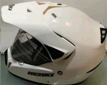 Шлем кроссовый (mod:NENKI MX-310 , белый) VDK