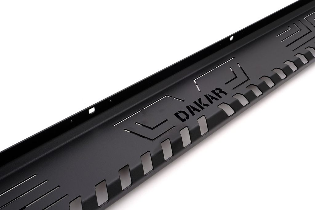 Бокові пороги Dakar V1 без LED (2 шт, метал) для SsangYong Musso ІІ 2018- рр