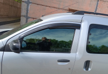 Вітровики (2 шт., Sunplex Sport) Renault Dokker 2013-2022 рр.