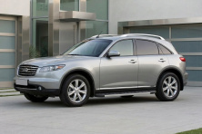 Бокові пороги Duru (2 шт., Алюміній) Infiniti FX 2003-2008 рр.