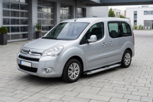 Бокові пороги Mevsim Grey (2 шт., Алюміній) Citroen Berlingo 2008-2018 рр.