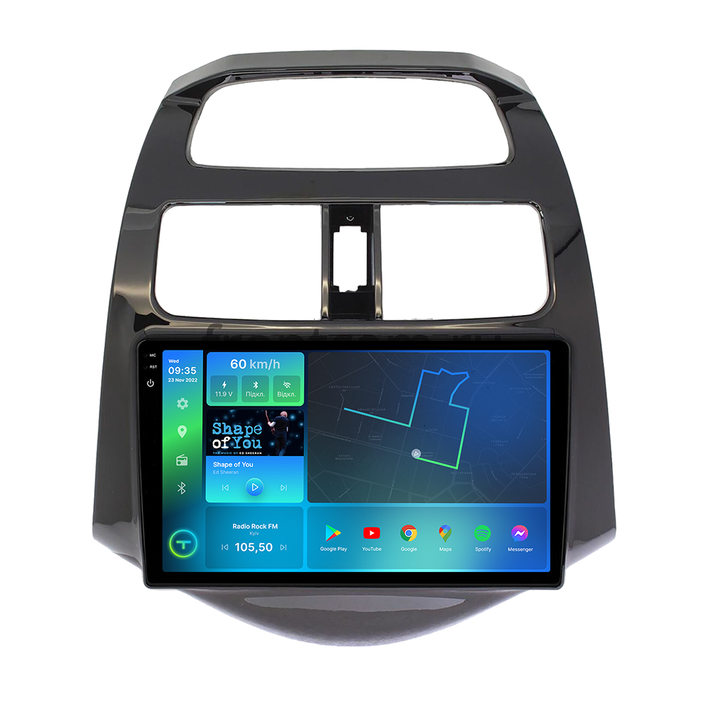 Штатна магнітола Torssen 2K Chevrolet Matiz / Spark / Ravon R2 2009-2016 FL9 4+64Gb 4G Carplay DSP