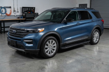Бокові пороги Bosphorus Black (2 шт., Алюміній) Ford Explorer 2019- рр.