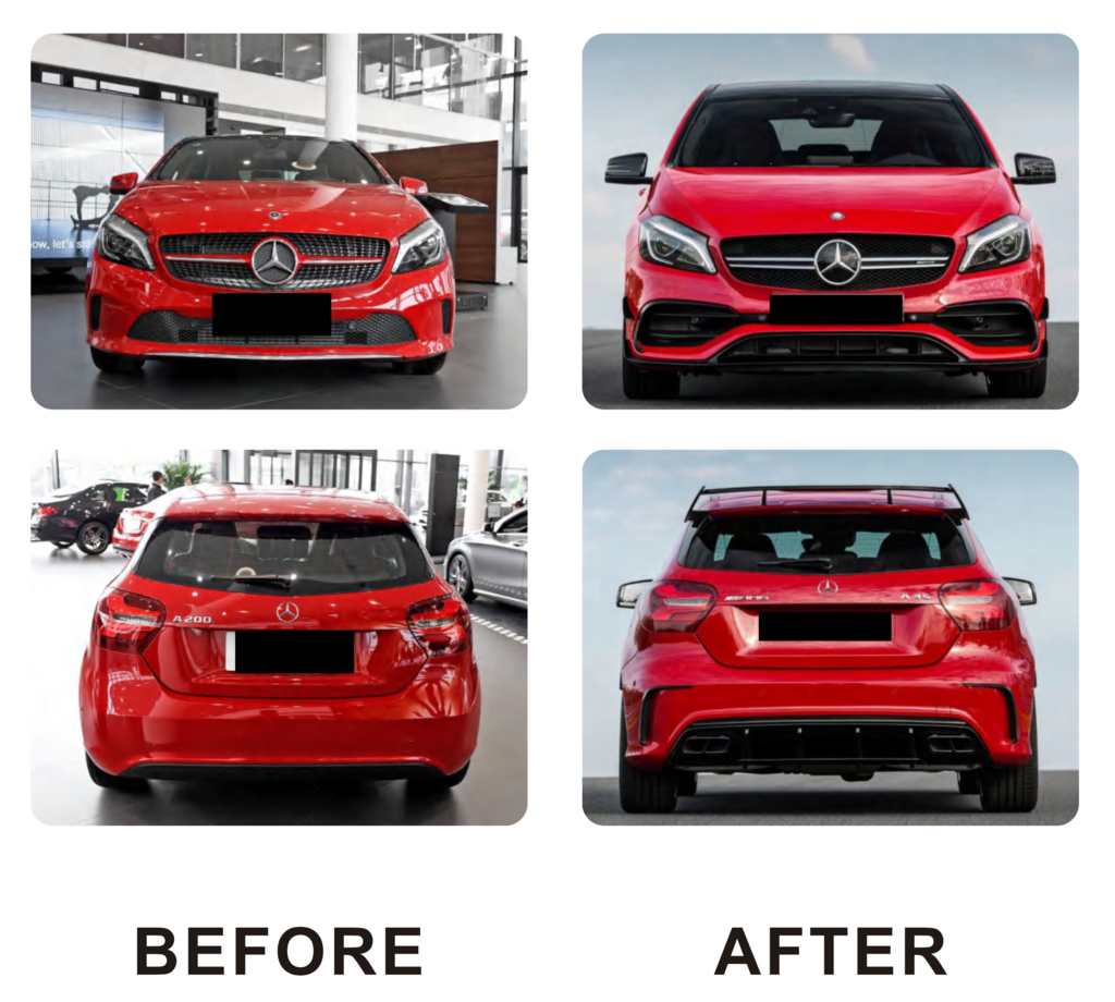 Комплект обвісів (A45 AMG) для Mercedes A-сlass W176 2012-2018 рр
