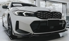Ніздрі Diamond Silver (2022+, чорна окантовка) BMW 3 серія G20/G21 2018- рр.