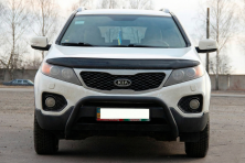 Кенгурятник WT007 Black (нерж.) Kia Sorento II XM 2009-2014 рр.