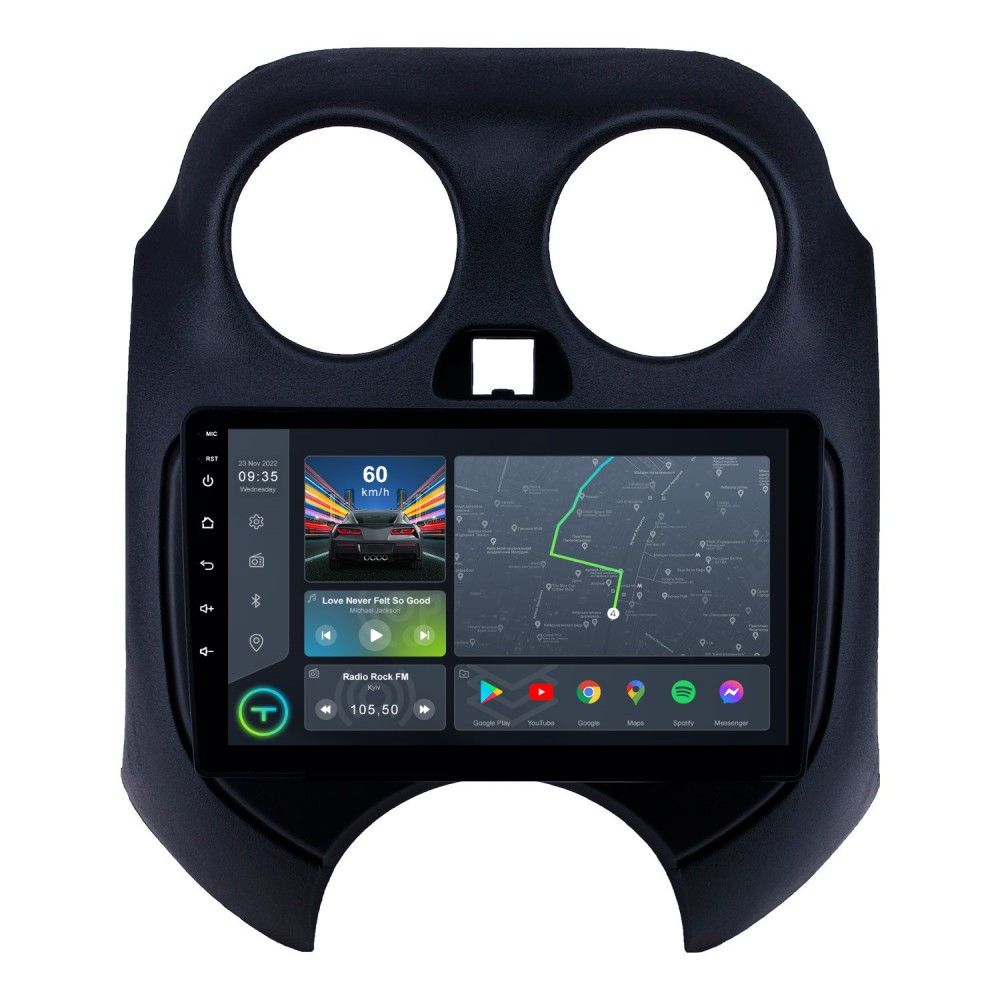 Штатная магнитола Torssen Nissan Micra/March 2010+, Renault Pulse 2011+ F96128 4G Carplay DSP