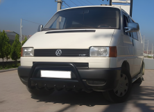 Кенгурятник WT003 Black (нерж.) Volkswagen T4 Transporter 1990-2003 рр.