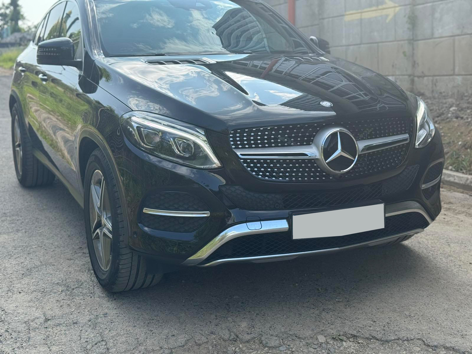 Тюнінг решітка Diamond (GLE) Без камери для Mercedes GLE/ML сlass W166 2011-2018 рр