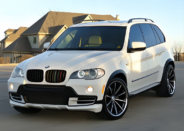 Накладка на передній бампер (2007-2010, під фарбування) для BMW X5 E-70 рр