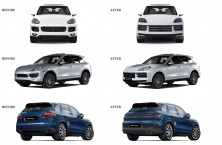 Комплект рестайлінгу в 2024 Porsche Cayenne 2010-2017 рр.