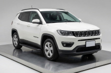 Бокові пороги Tayga Black (2 шт., Алюміній) Jeep Compass 2016- рр.