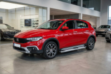 Бокові пороги Mevsim Grey (2 шт., Алюміній) Fiat Tipo Cross 2021- рр.