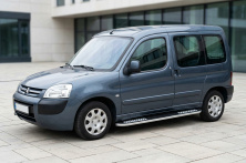 Бокові пороги Tayga V2 (2 шт., алюміній) Citroen Berlingo 1996-2008 рр.