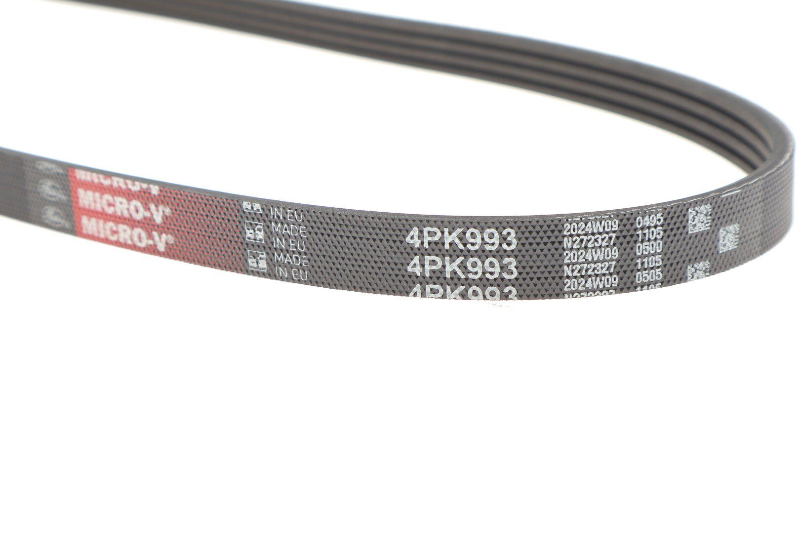 Ремінь ГУРу та кондиціонера 4PK993 Chery Jaggi Gates