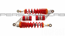 Амортизаторы (пара)   Delta   340mm, газомасляные   (красные)   EVO