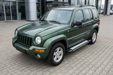 Бокові пороги Rainbow (2 шт., Алюміній) Jeep Cherokee/Liberty 2002-2007 рр.