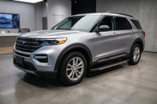 Бокові пороги Duru (2 шт., Алюміній) Ford Explorer 2019- рр.
