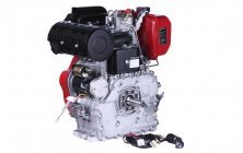 Двигун м/б 1100FE (15Hp) (повний комплект) (вал Ø 25мм, під шліци) (дизель) AMG-2