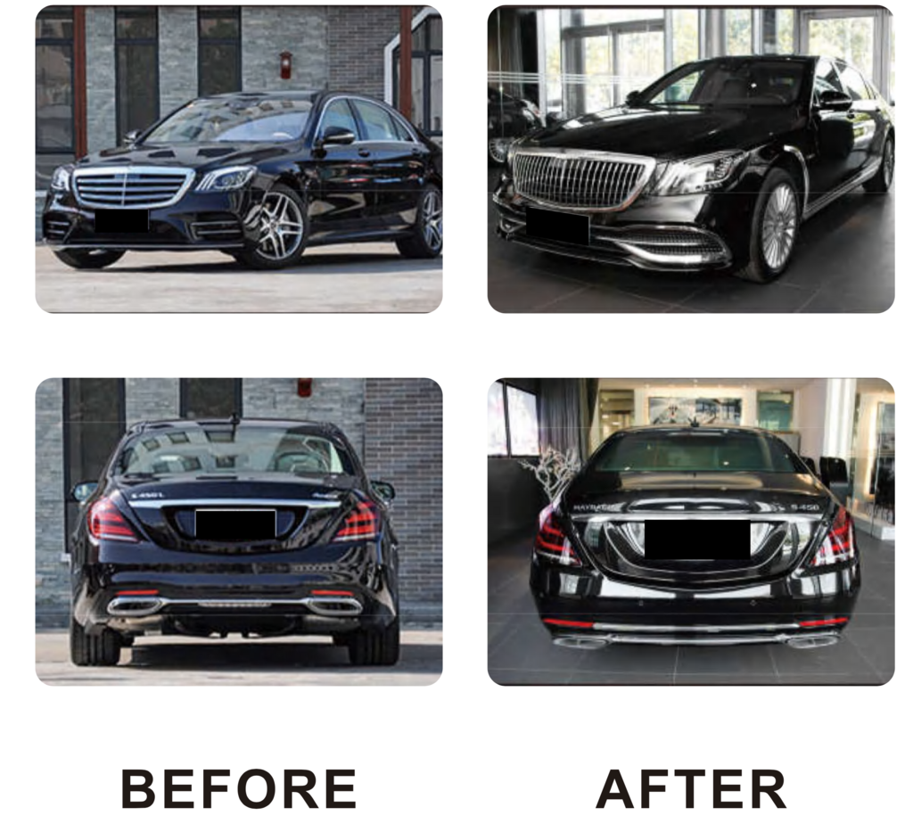 Комплект обвісів на Maybach (2018-2022, без оптики) для Mercedes S-сlass W222 рр