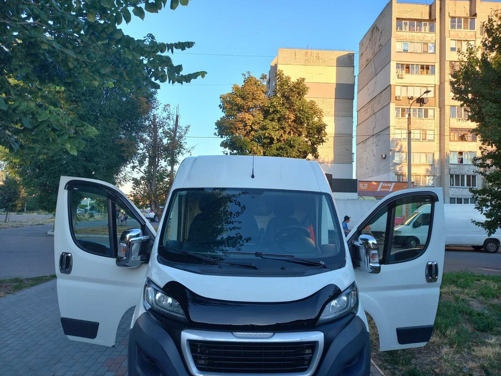Дефлектор капота 2014-2024 (EuroCap) для Peugeot Boxer рр