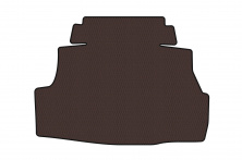 Гумовий килимок в багажник Carsuit (SD, коричневий) Nissan Almera N16 2000-2006 рр.