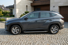 Бокові пороги BlackLine (2 шт., Алюміній) Hyundai Tucson NX4 2021- рр.
