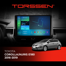 Штатна магнітола Torssen 2K Toyota Corolla / Auris E180 2016-2019 F9232 4G Carplay DSP