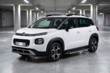 Бокові пороги RedLine (2 шт., Алюміній) Citroen C-3 Aircross 2017-2024 рр.