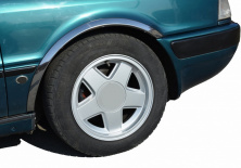 Накладки на арки (1987-1991, 4 шт, нерж) Audi 80/90 1987-1996 рр.