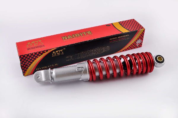 Амортизатор GY6, DIO ZX, LEAD 320mm, регулируемый (красный металлик) NDT