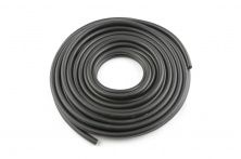 Паливний шланг Ø4mm, 10 метрів (гумовий, чорний) HTY (mod:A)
